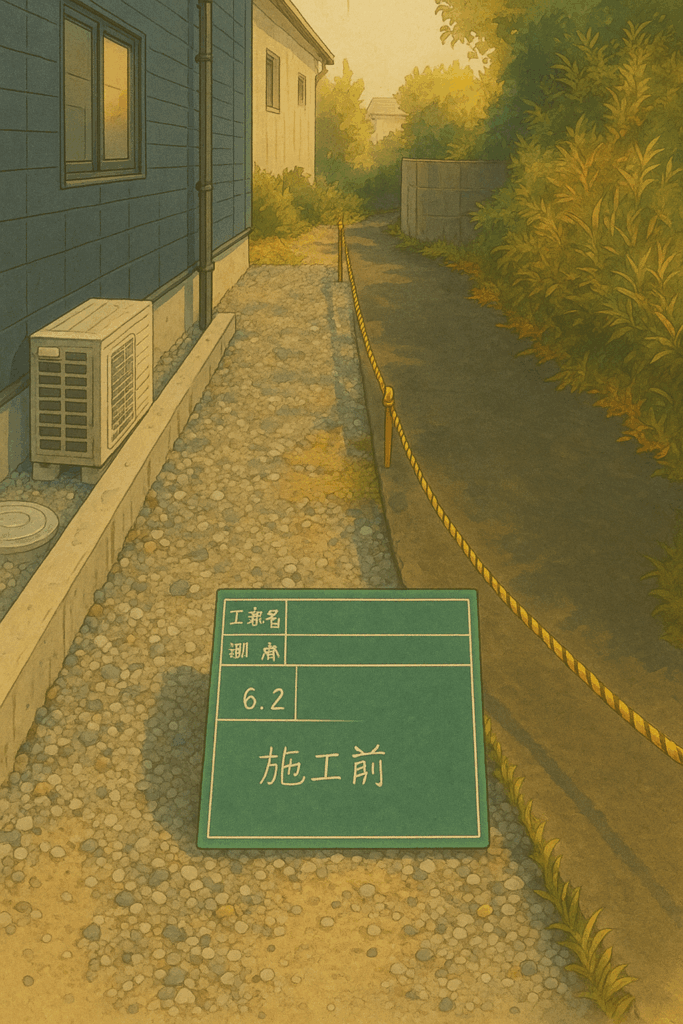 F市　狭あい道路拡幅整備工事②